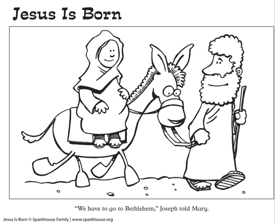 63 Bible Coloring Pages Mary  Images